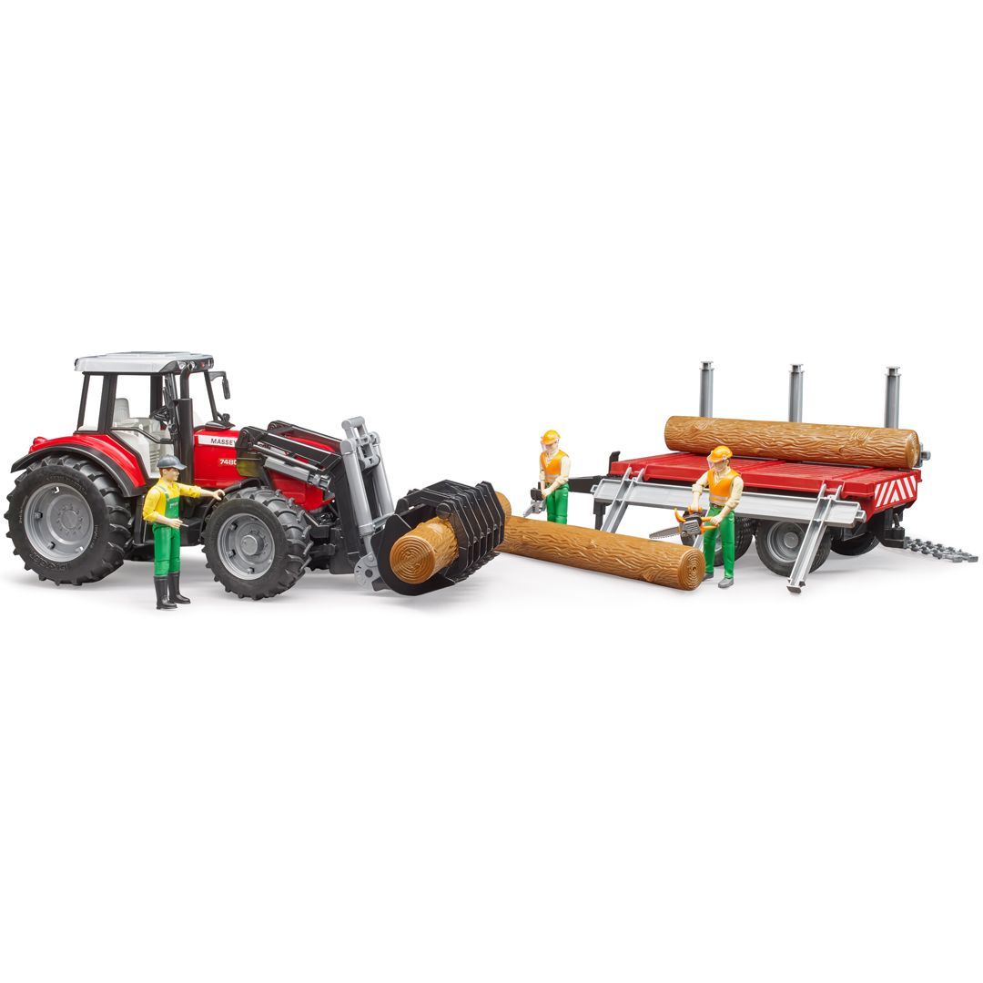 Bruder massey ferguson 7480 med tilh - Bilde 3