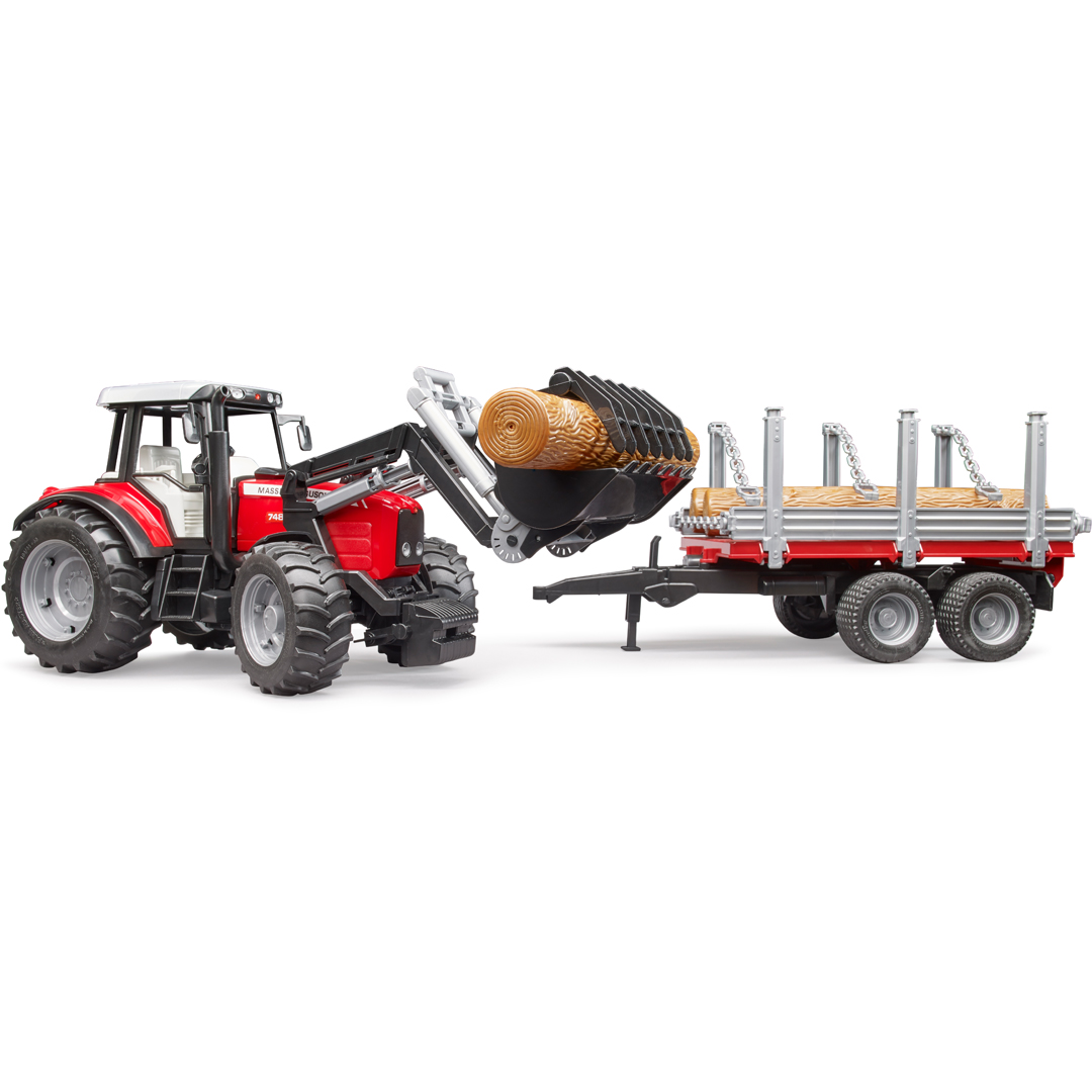 Bruder massey ferguson 7480 med tilh - Bilde 5