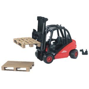 Bruder linde gaffel truck med to paller
