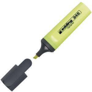 Tekstmarker edding 345 gul
