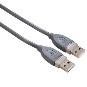 Hama kabel usb 2.0 a-a 1,8m grå st