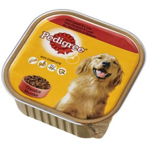 Pedigree classics okse og lever 300g