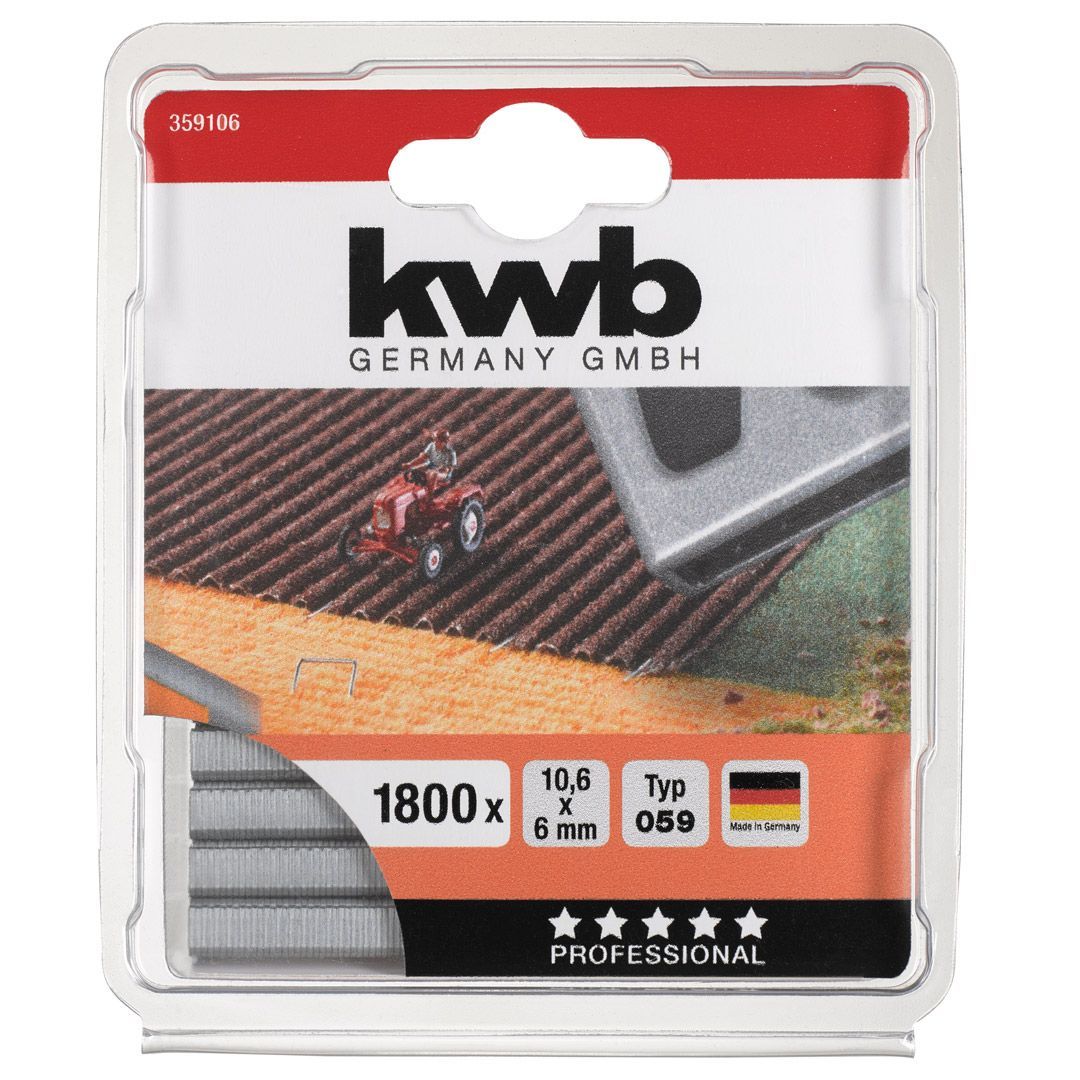 Kwb 1800 stifter stål 6mm sb 059 rapid 1 - Bilde 2