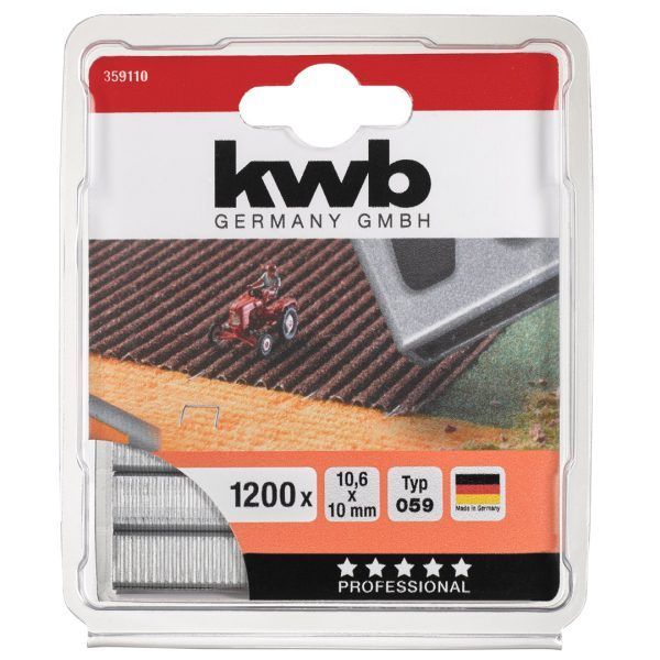 Kwb 1200 stifter stål 10mm sb 059 rapid - Bilde 2