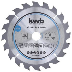 Kwb sirkelsagblad tct medium ø160/ø20 mm