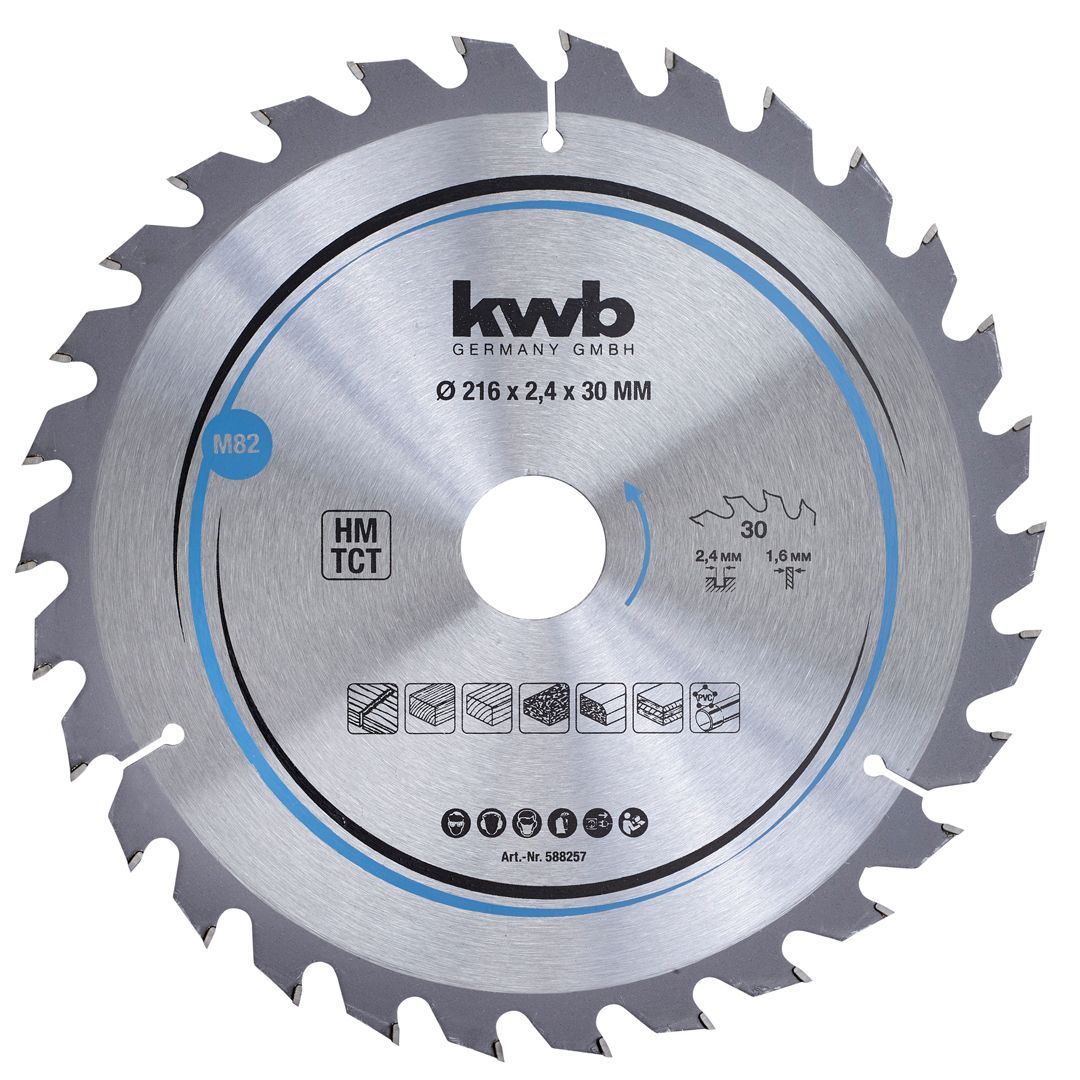 Kwb sirkelsagblad tct medium ø160/ø30 mm