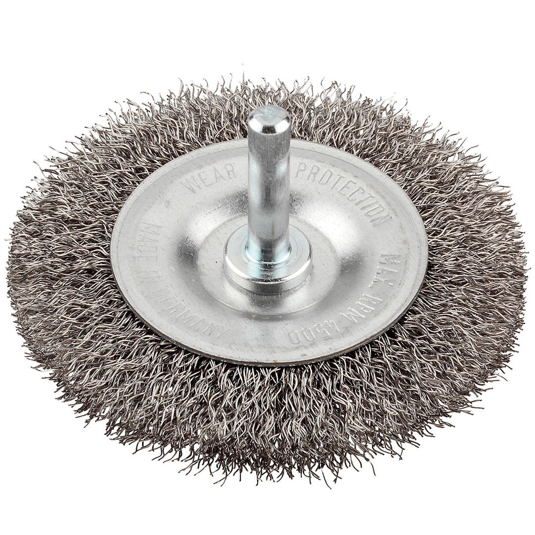 Kwb hjulbørste hss-ståltråd korrugert ø