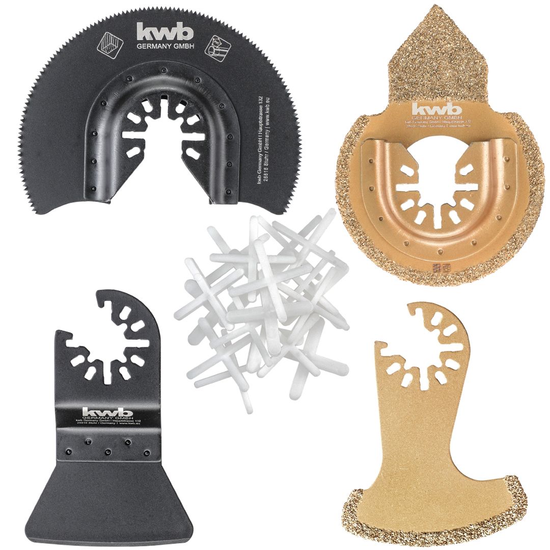 Kwb baderomssett til multiverktøy 22dele