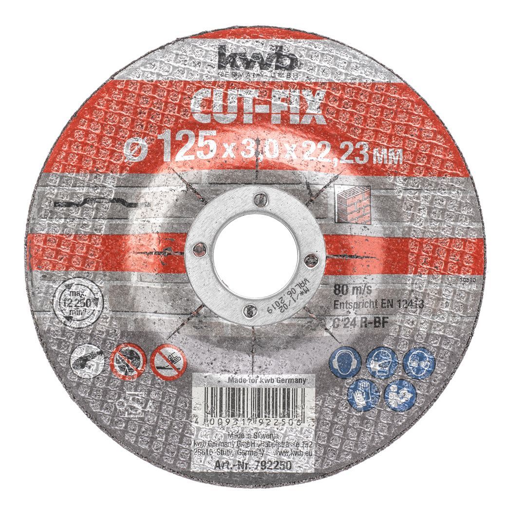 Kwb kutteskive stein 125x3x22