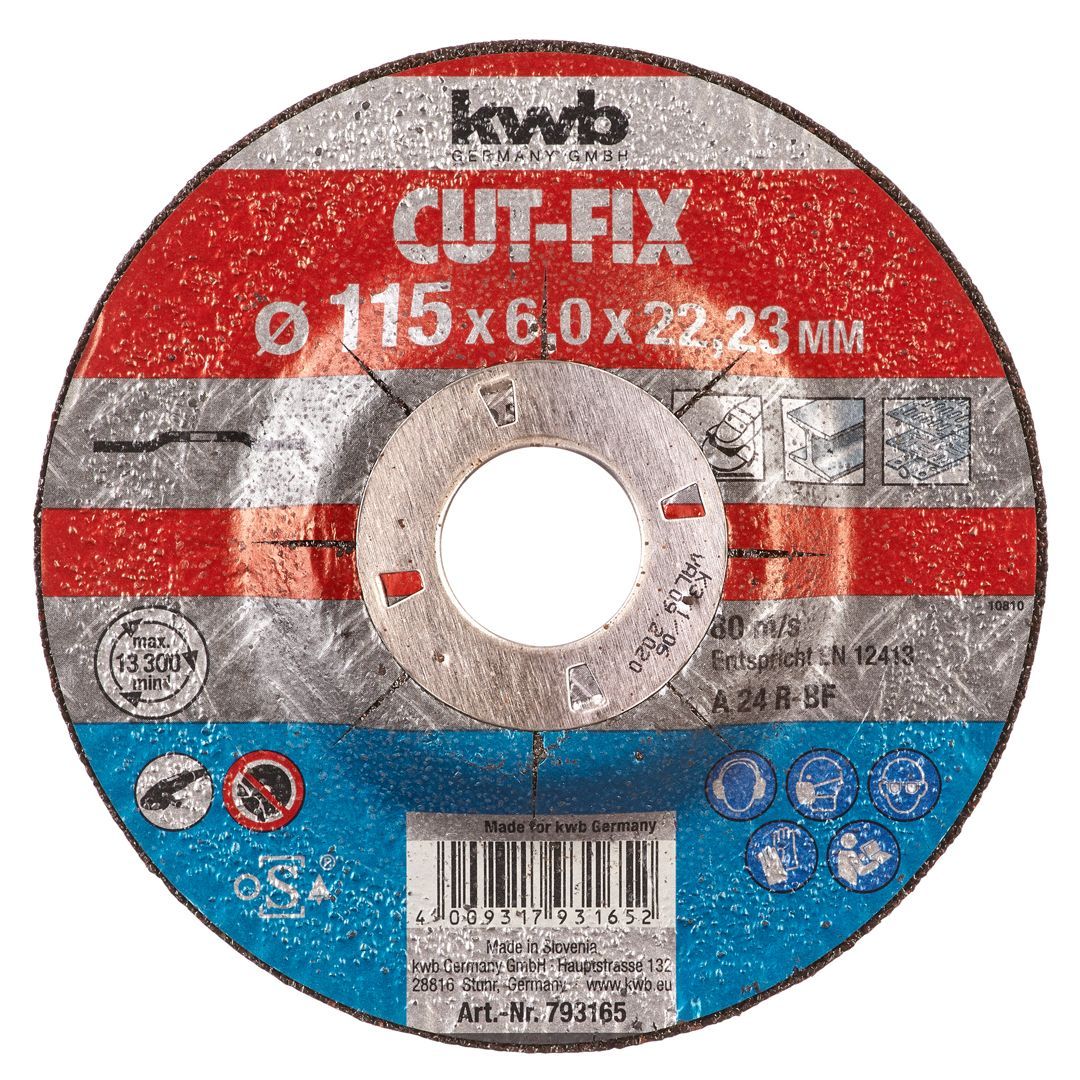 Kwb cut-fix slipeskiver til metall