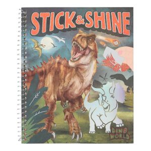 Dino world fargeleggingsbok stck & shine