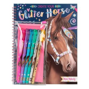Miss melody glitter horse bokmed gelpenn