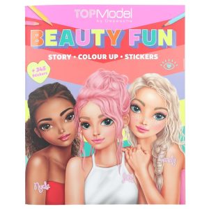Topmodel fargeleggingsbok beauty fun
