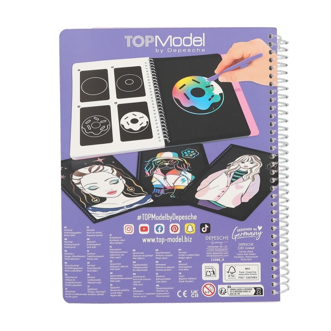 Topmodel magic scratch bok - Bilde 2