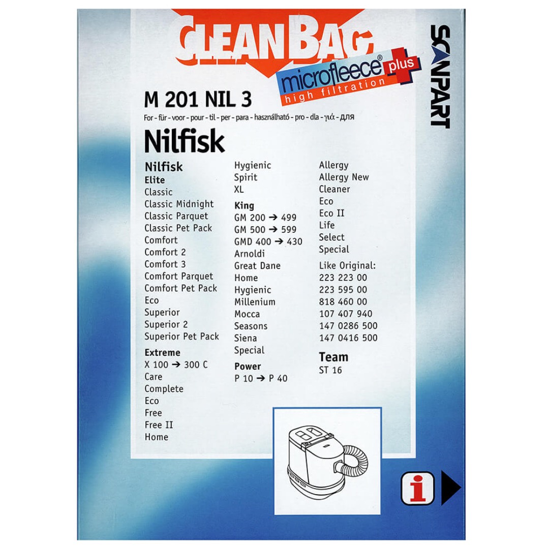 Cleanbag støvsugerpose nilfisk elite ext - Bilde 2