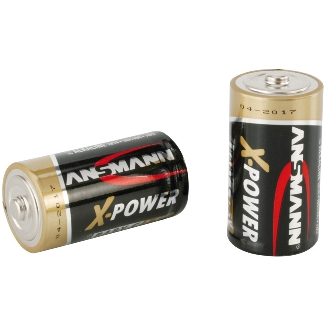 Ansmann batteri x-power c / lr14 2pk - Bilde 2