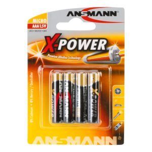 Ansmann batteri x-power aaa / lr03 4 pk