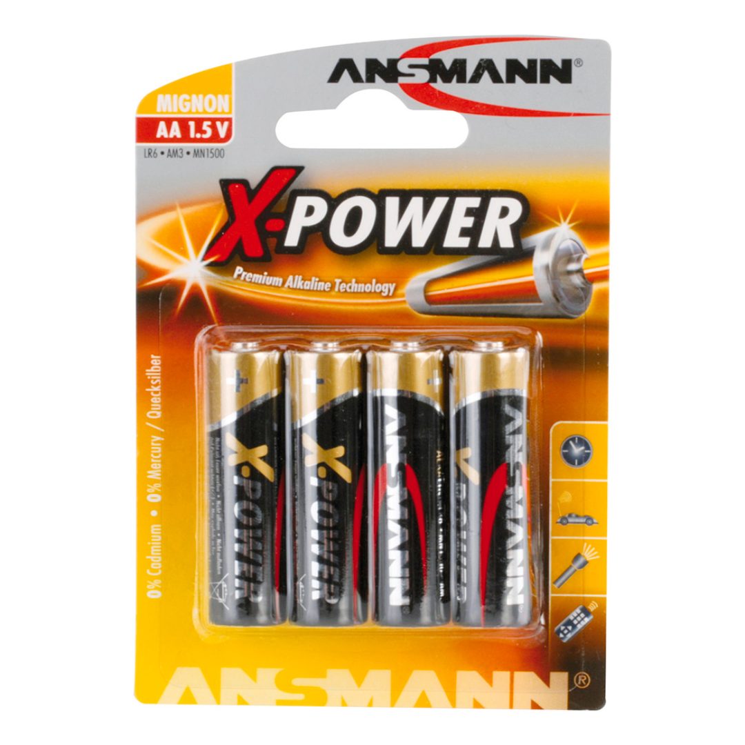 Ansmann batteri x-power aa / lr6 4pk
