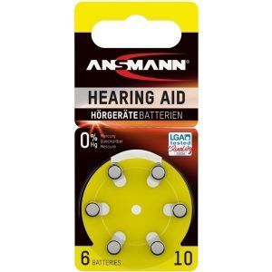 Ansmann høreapparat batteri type 10 / pr