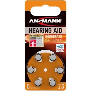 Ansmann høreapparat batteri type 13 / pr
