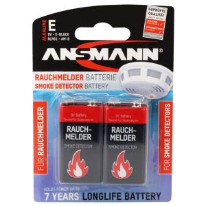Ansmann 9v batteri 2 pakning