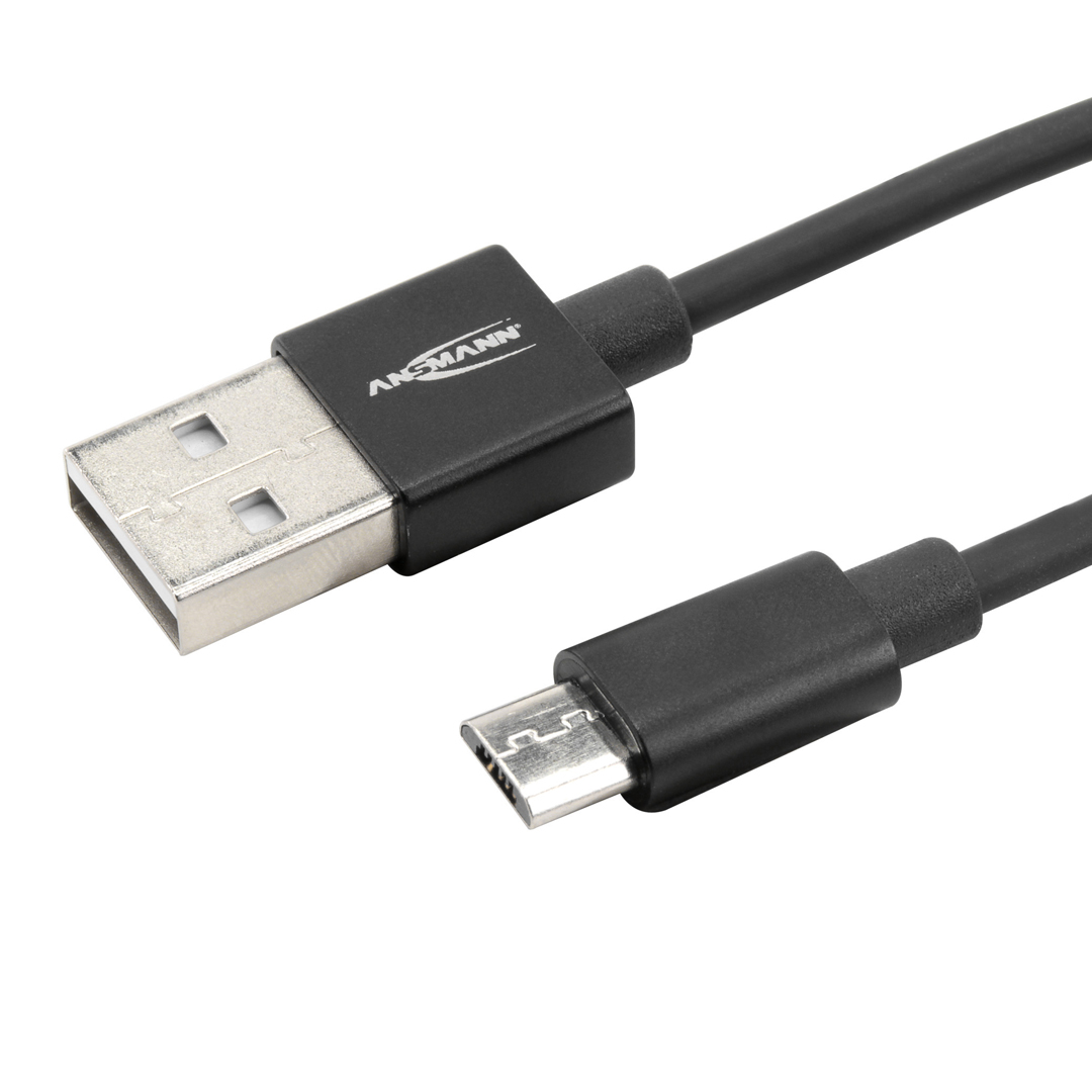 Ansmann kabel usb til micro usb 2m - Bilde 3