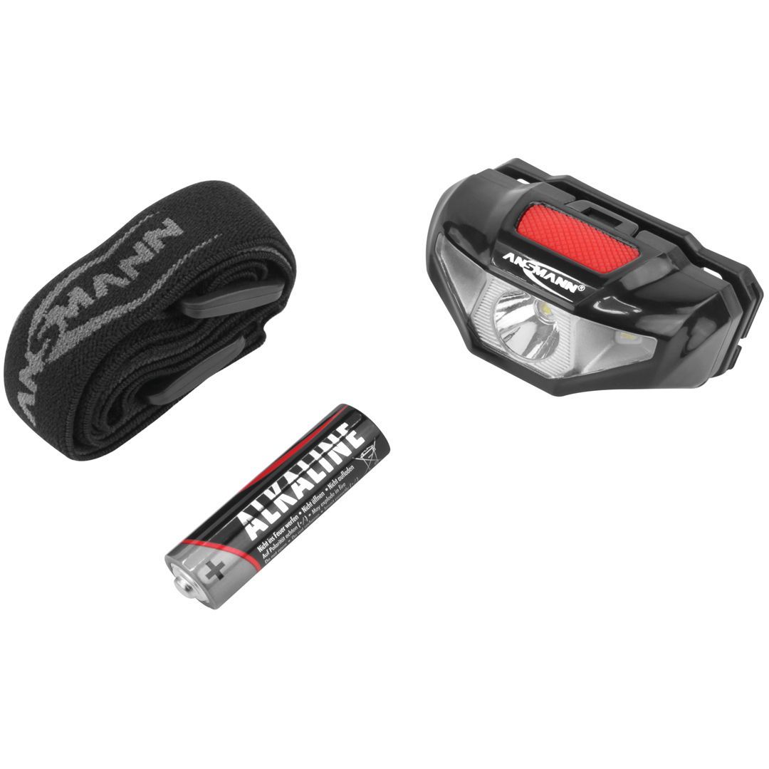 Ansmann hodelykt led 3w med batteri - Bilde 4
