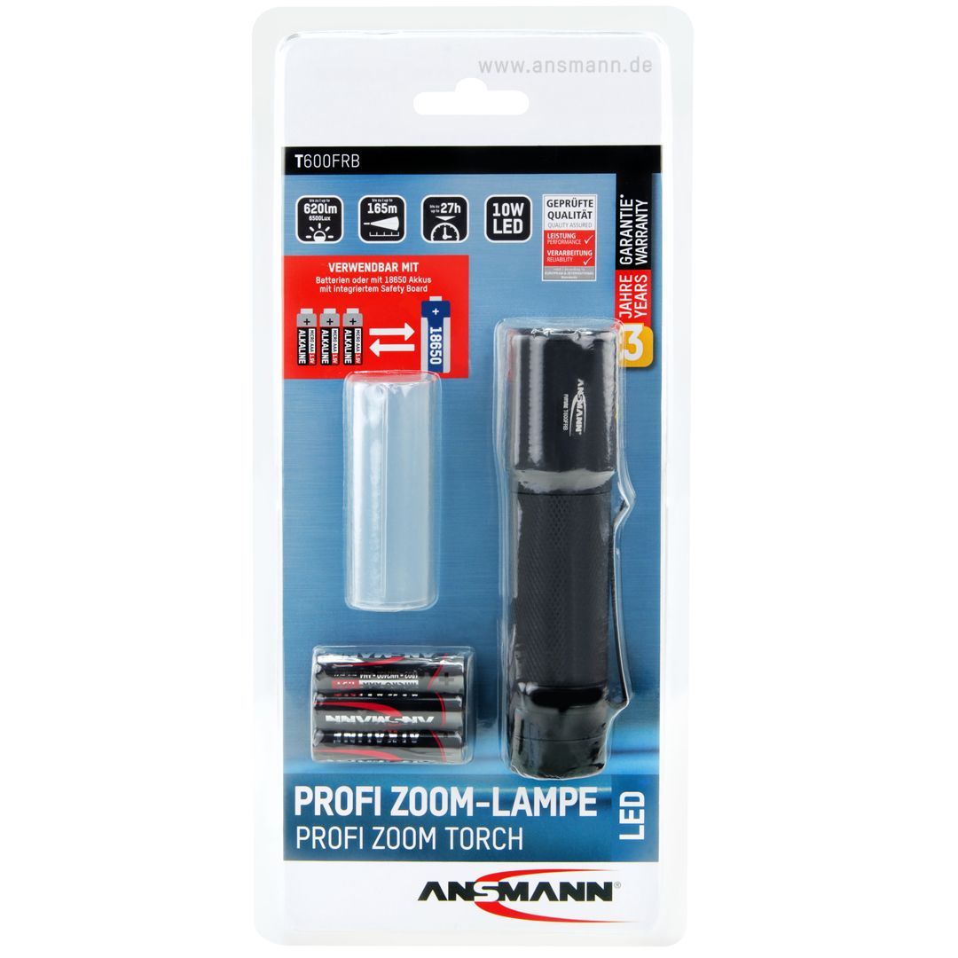 Ansmann zoom lykt led t600frb - Bilde 5