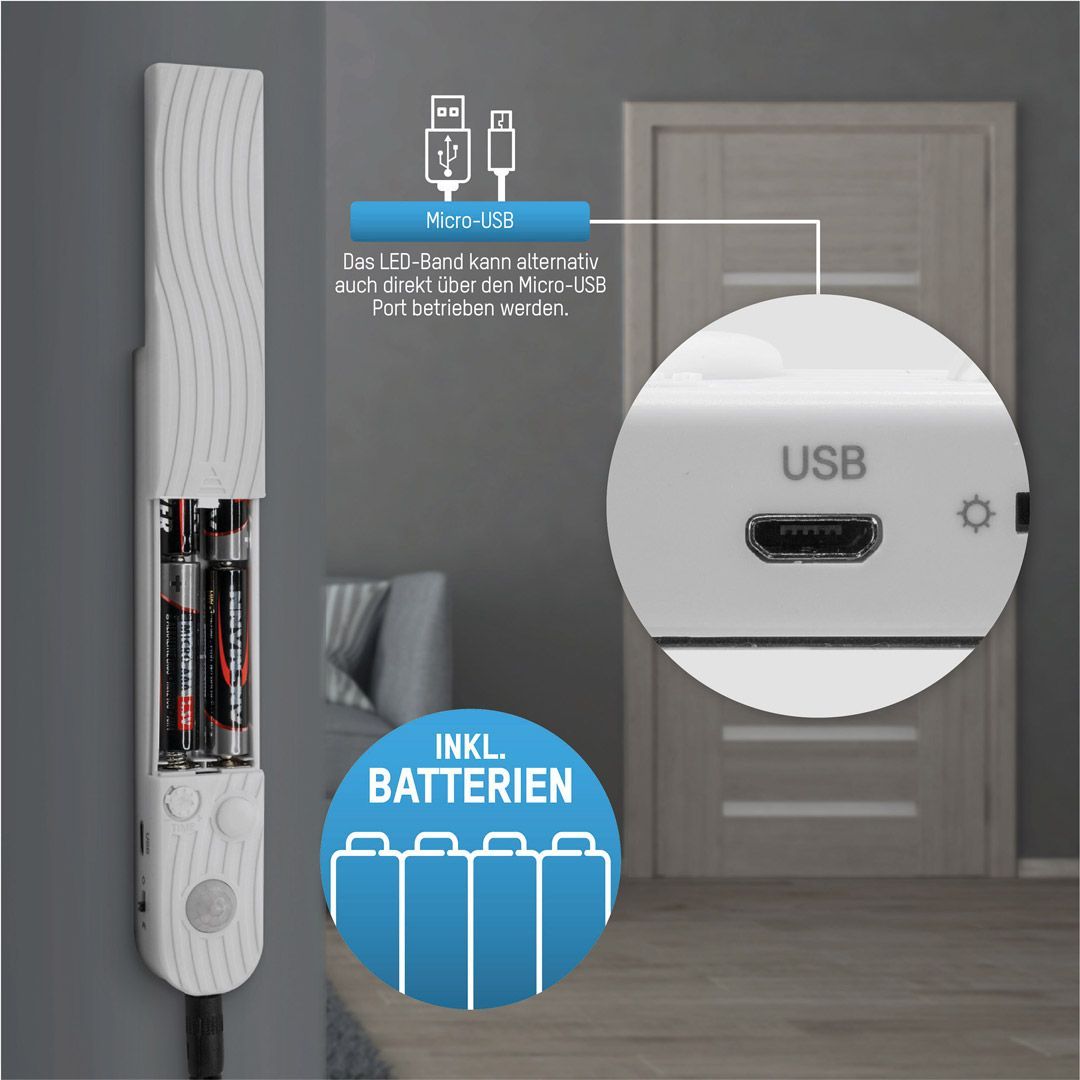 Ansmann ledstrip med sensor 2 meter - Bilde 4