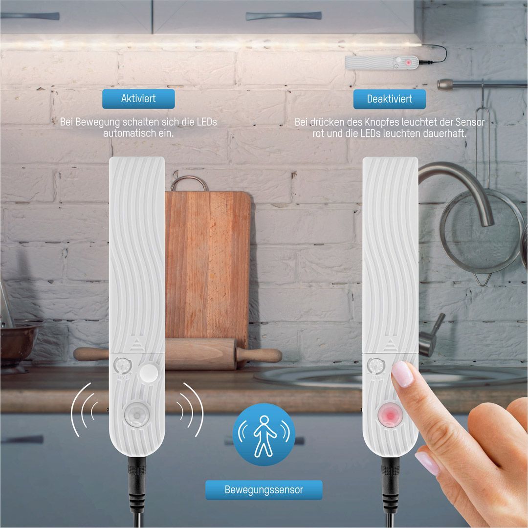 Ansmann ledstrip med sensor 2 meter - Bilde 5