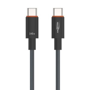 Ansmann kabel usb-c til usb-c 0,6m 140w