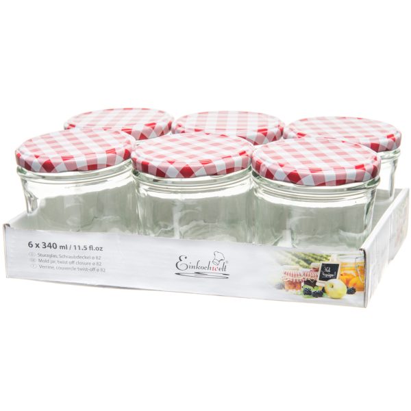 Marjukka sylteglass 340ml 6pk