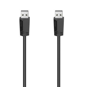 Hama cable usb a-a black 1.5m