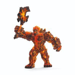 Schleich lava golem with weapon