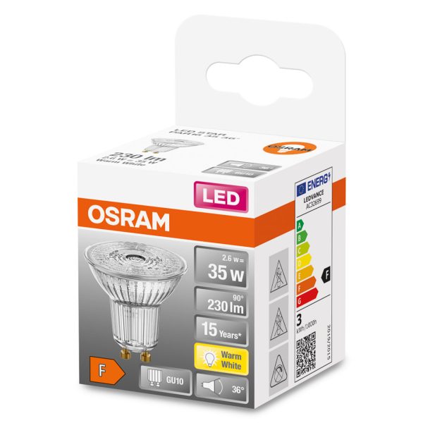 Osram led pære par16 (35) gu10 glas 36gr - Bilde 2