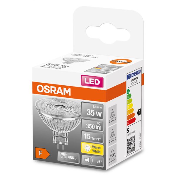 Osram led pære mr16 (35) gu5.3 36gr 827 - Bilde 2