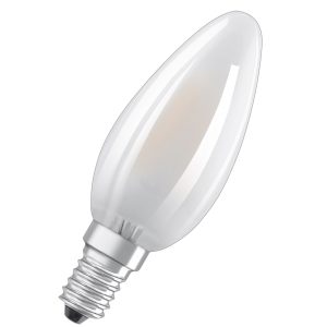 Osram led pære kron (15) e14 matt 827