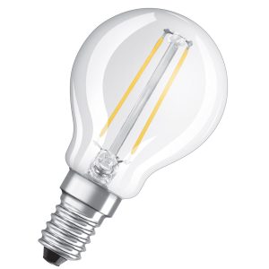 Osram led pære klot (15) e14 klar 827