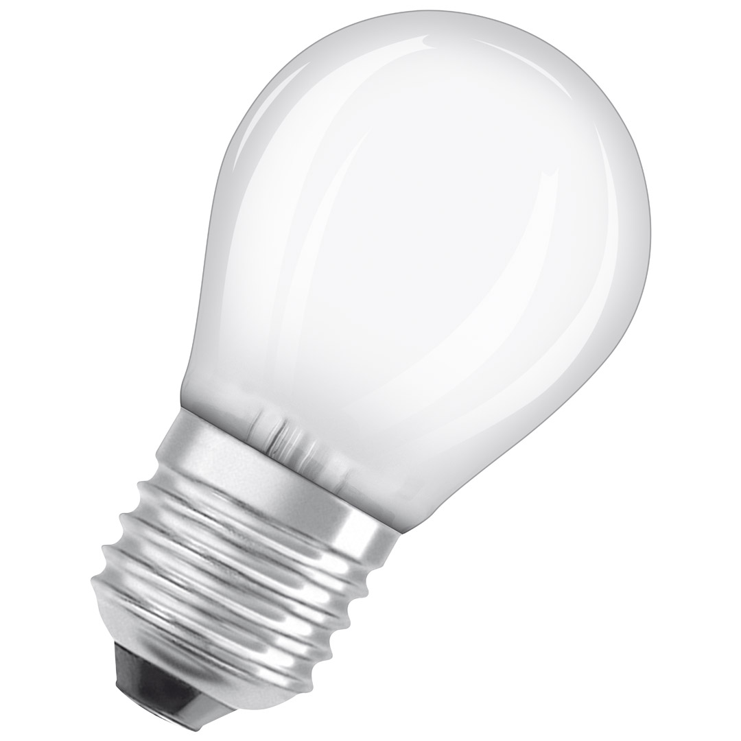 Osram led pære klot (25) e27 matt 827