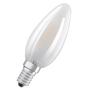 Osram led pære kron (40) e14 matt 827