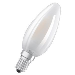 Osram led pære kron (40) e14 matt dim 82