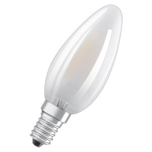Osram led pære kron (25) e14 matt dim 82