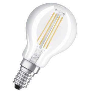 Osram led pære klot (40) e14 klar dim 82