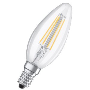 Osram led pære kron (40) e14 klar dim 82