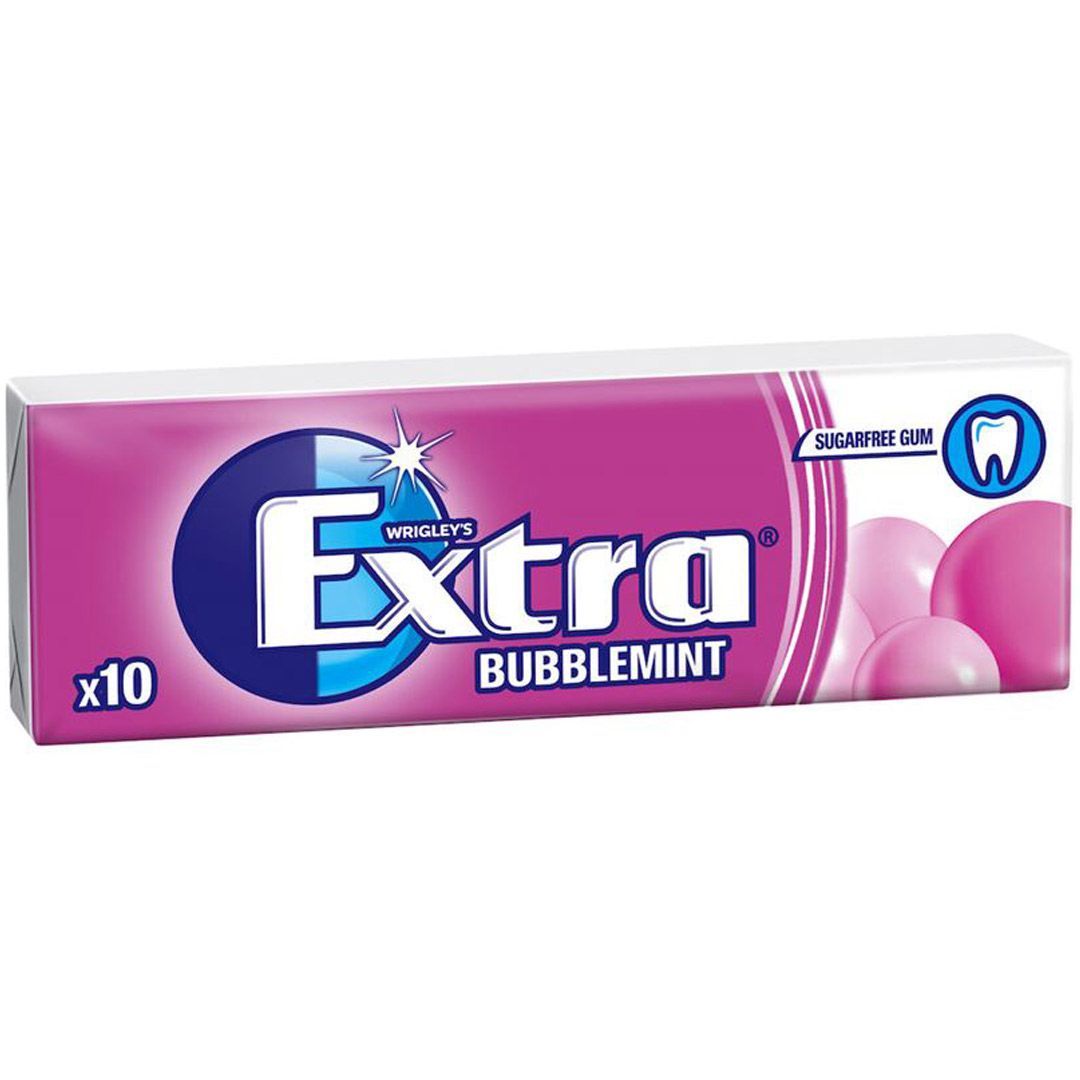 Extra white bubblemint 14g