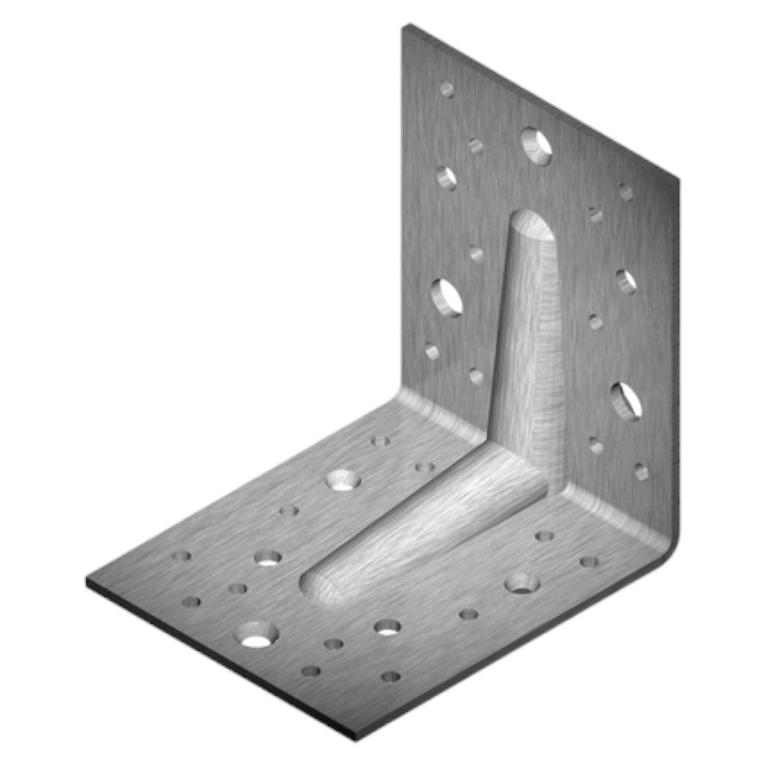 Vinkel 90x105x105x3 mf-galv 1stk