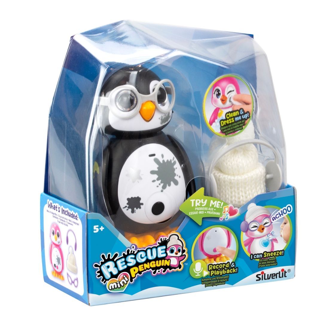 Silverlit rescue mini penguin black