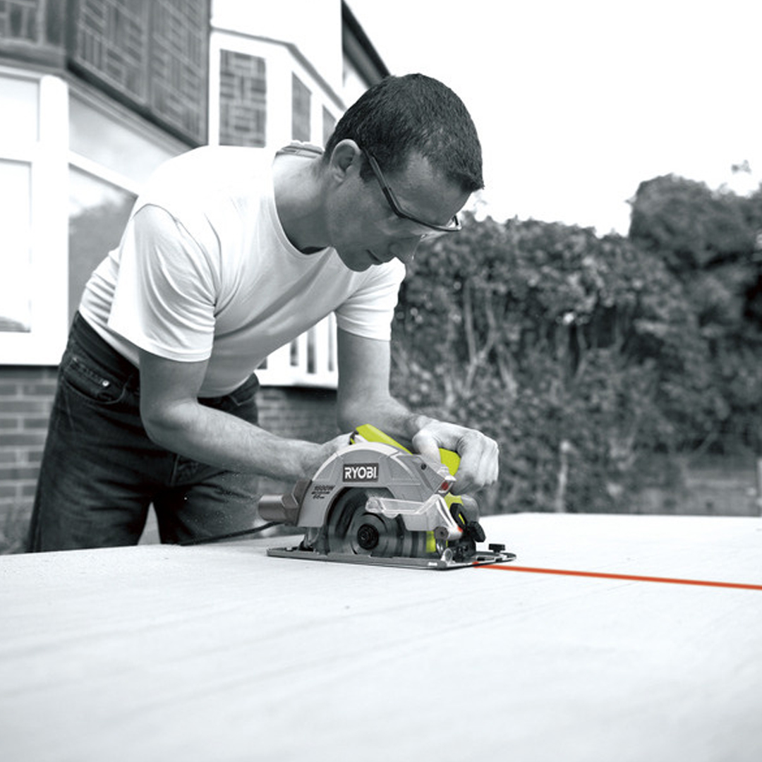 Ryobi sirkelsag rcs1600-ksr m/sideanlegg - Bilde 3