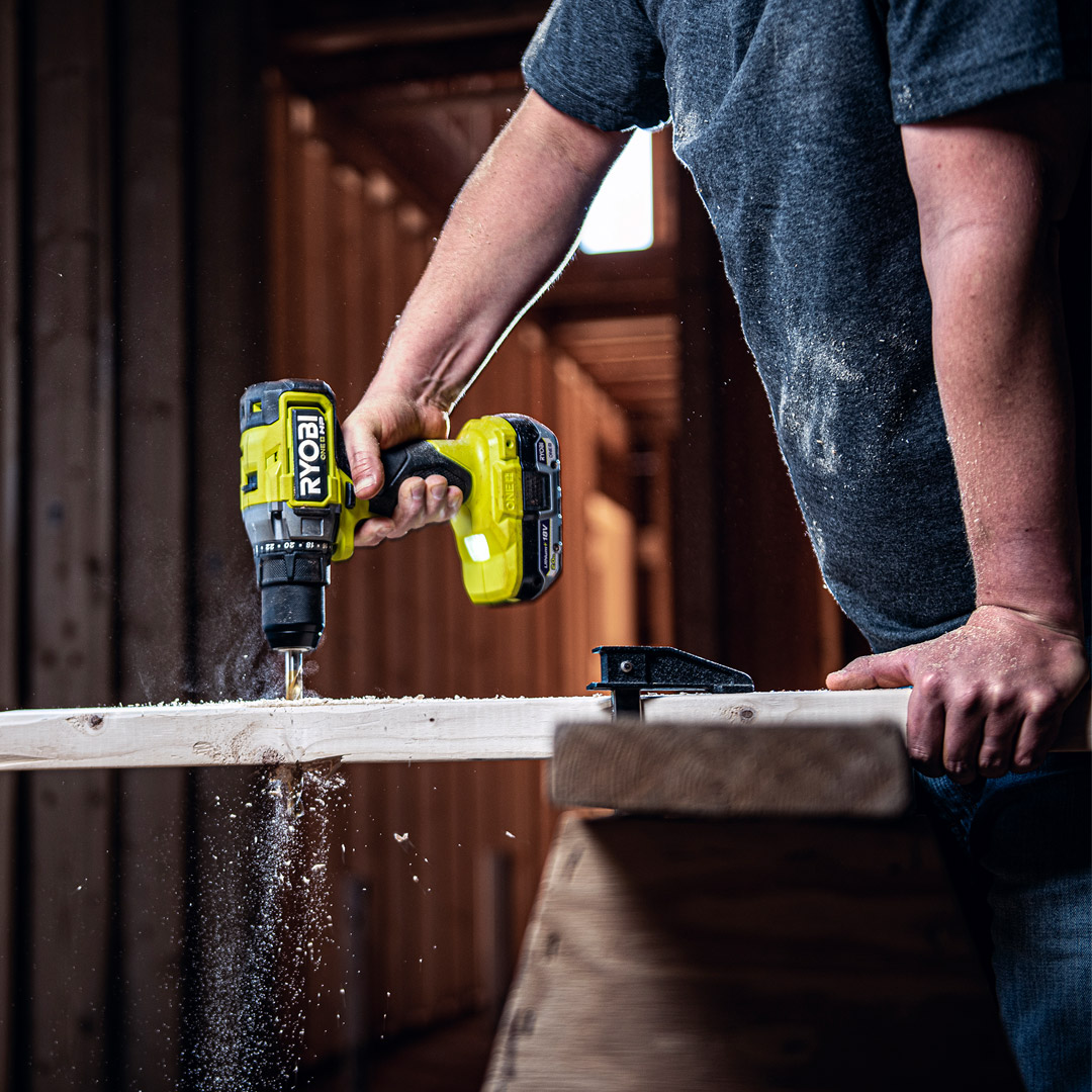 Ryobi bor/skrutrekker one+ hp rdd18x-0 - Bilde 3