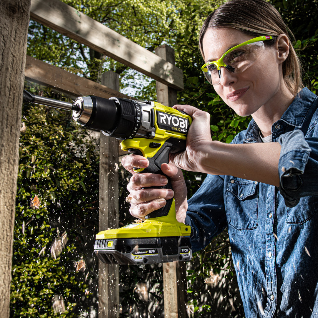 Ryobi bor/skrutrekker one+ hp rdd18x-0 - Bilde 4